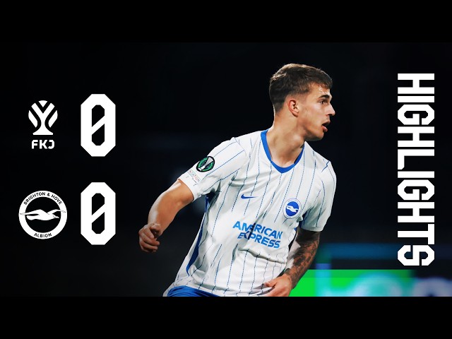 HIGHLIGHTS | FK Jablonec v Brighton | UEFA Conference League