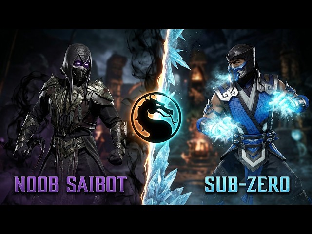MORTAL KOMBAT 11 : NOOB SAIBOT ПРОТИВ SUB-ZERO PS4.PRO