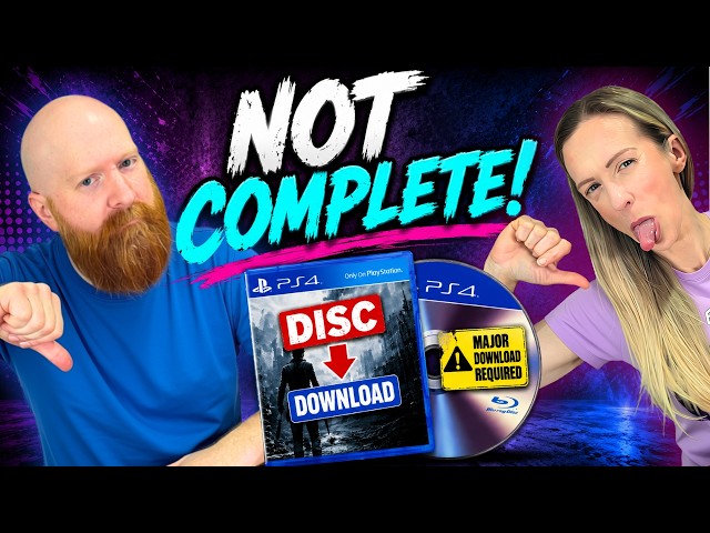 Эти игры для PS4 НЕ являются полными на диске!