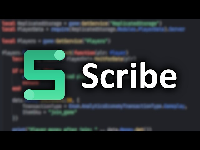 Scribe | Roblox Open Source Showcase #8