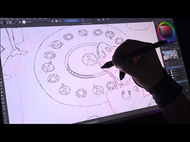 Drawing A Comic Page 5 - Part 1: Sketch And Lineart (Timelapse)