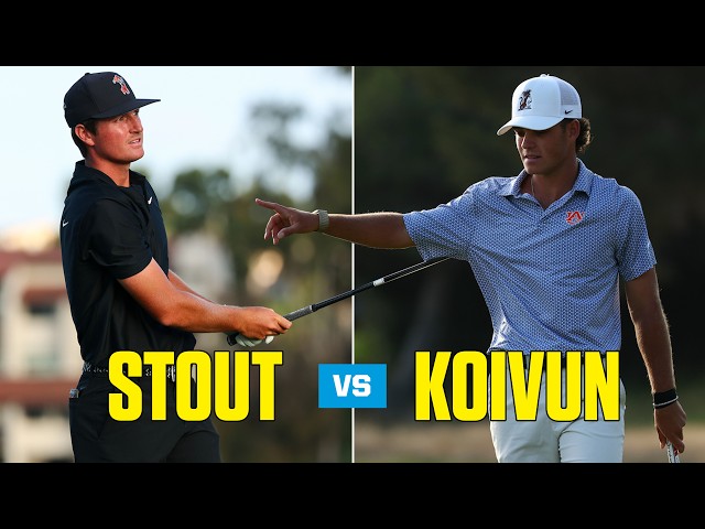 Jackson Koivun v. Preston Stout: 2026 NCAA Golf semifinals | SHOT BY SHOT