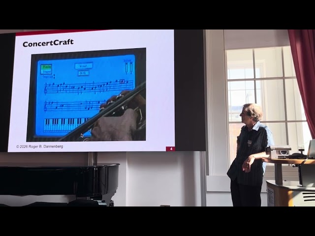 Roger Dannenberg KCL Distinguished Lecture at MARC Open Day - 2/2