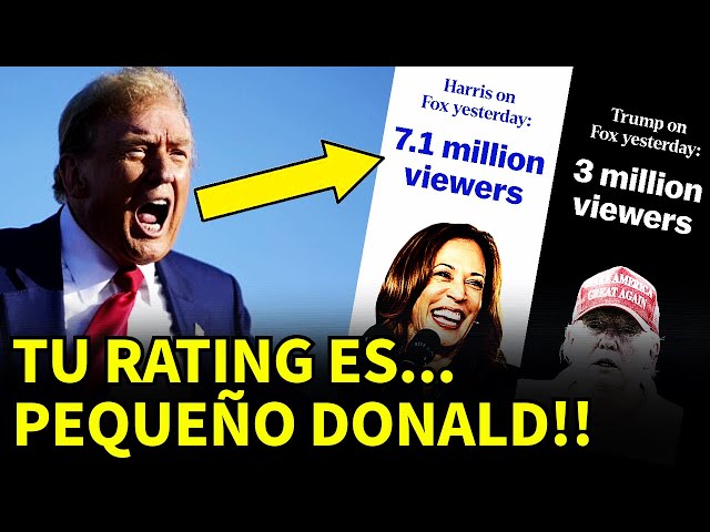Trump is FURIOUS over the Ratings! Kamala Harris becomes his NIGHTMARE