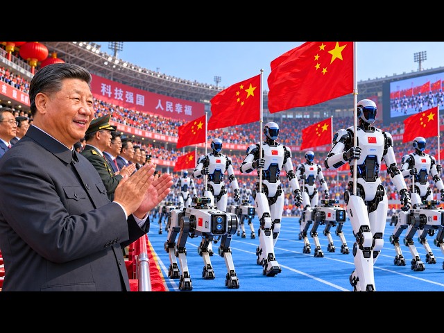 China’s Massive Robot Parade Just Shocked the Entire World