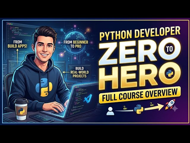 Python Developer Zero to Hero 🐍 | Complete Python Course Roadmap 2026 | Beginner to Job Ready