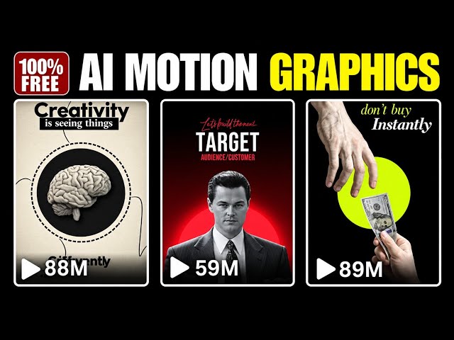  Create 3d Motion Graphics in Minutes (Free Master Ai Prompt)!