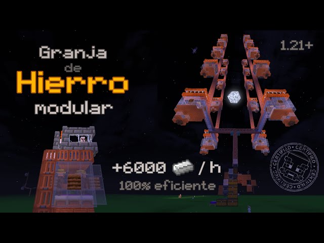 NEW expandable IRON farm, 100% efficiency | Minecraft Java ⛏ 26.3+