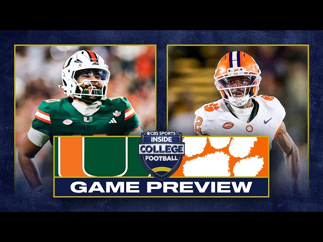 No. 4 Miami at Clemson Preview | Week 5 Picks & Predictions | Inside College Football