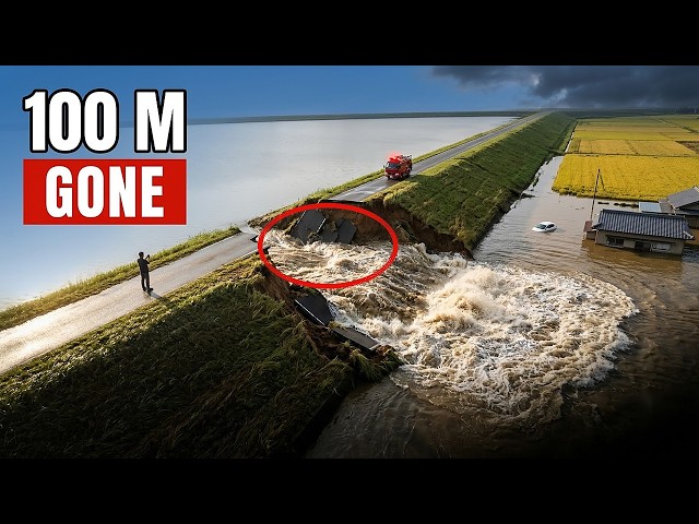 Japan Floods: 300 Years of Draining This Lake. It Won