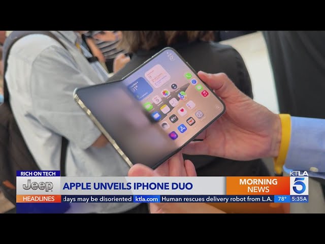 Hands-on with Apple’s first foldable iPhone - Rich On Tech