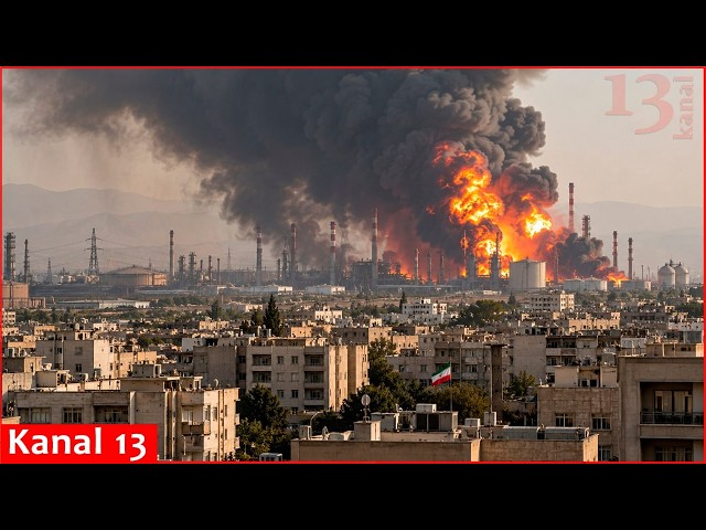 A large-scale strike on Iran; American and Israeli military act together