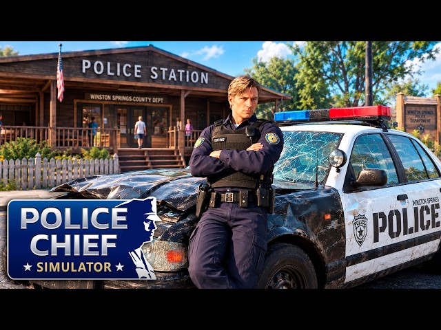 OPENING THE POLICE STATION! - Police Chief Simulator #1
