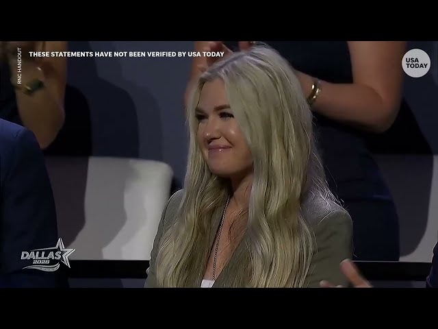 Trump blasts those who celebrated Charlie Kirk death; Erika Kirk reacts to RNC chanting his name