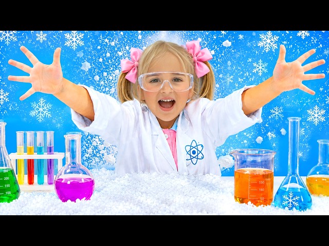 Alice's volcano EXPLODED at home! Fun science experiments for kids