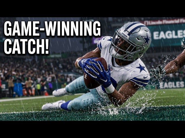 Cowboys Eagles Rainy Day Showdown in Madden NFL 27 PC