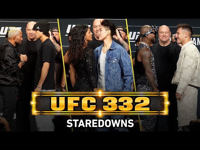 UFC 332 Press Conference Faceoffs | Silva vs Wang | Talbott vs. Figueiredo | MMA Fighting