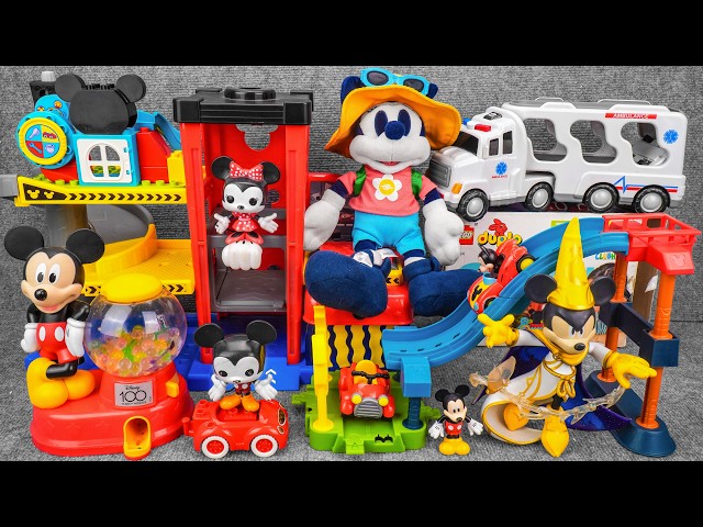 Satisfying with Unboxing Disney Mickey Mouse Garage Playset | Review Toys ASMR