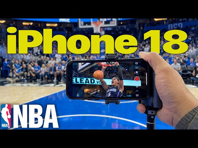 I Shot an NBA Game on iPhone 18 Pro 