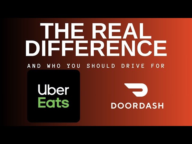 The REAL Difference Between Uber Eats and DoorDash, and Who You Should Be Driving For!