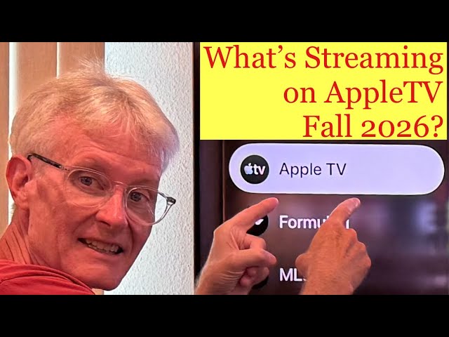 What’s Streaming on AppleTV Fall 2026?