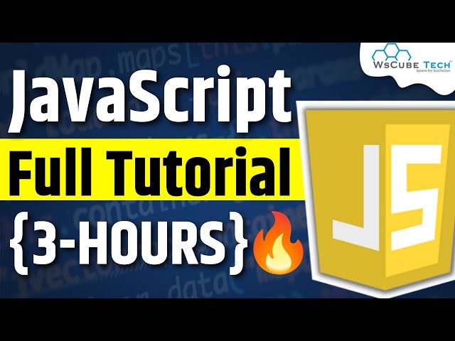 JavaScript Tutorial for Beginners | Full Course to Learn What is JavaScript in Hindi