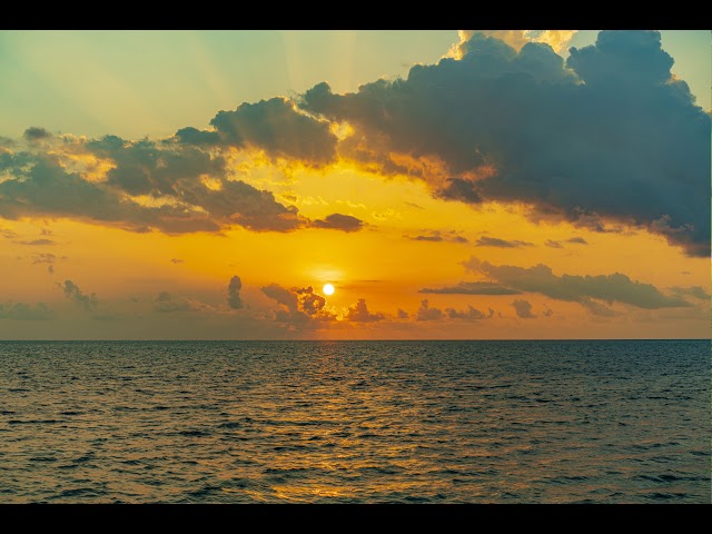 St. Regis Maldives Whale Bar Sunset Timelapse (8k)