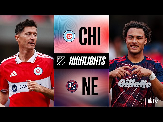 Chicago Fire FC vs. New England Revolution | Full Match Highlights | Turgeman LEADS REVS!