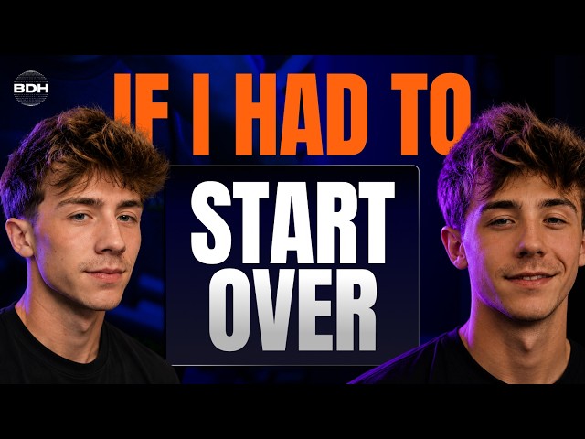 If I Had To Start Trading Over, Here's What I'd Do
