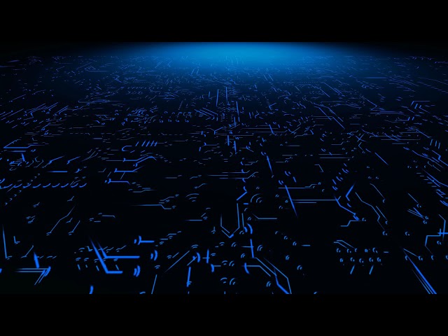4K  Circuit Board -  Hi-Tech Moving Background - Free background video