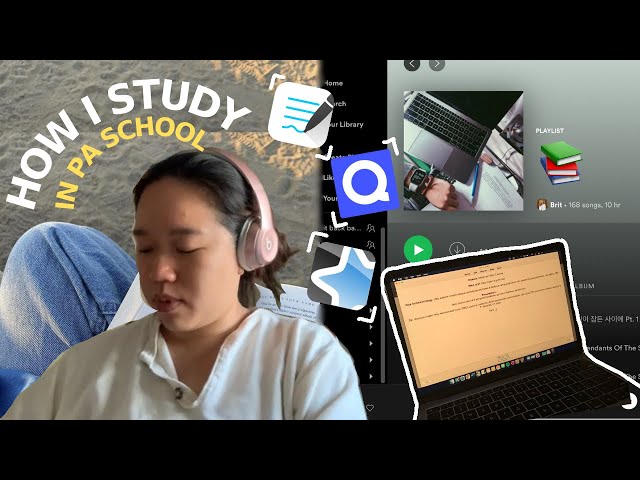 How I Study In PA School | Anki, Quizlet, Group Studying, etc!!