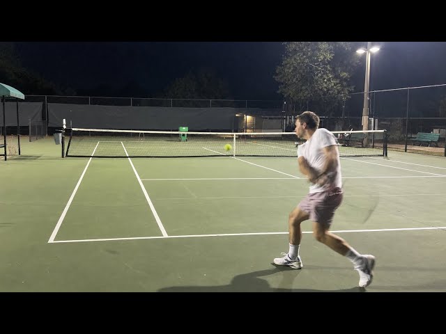 USTA 4.0 Practice: Two Handed Backhand (Ball Machine)