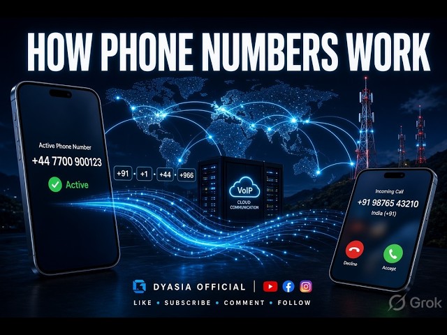 How Mobile Phone Numbers Work | SIM, Networks & Phone Calls Explained