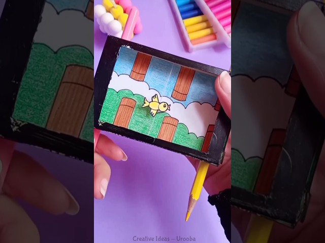 DIY paper video game 😱 Subscribe if you like the video 💗 Creative Ideas Urooba