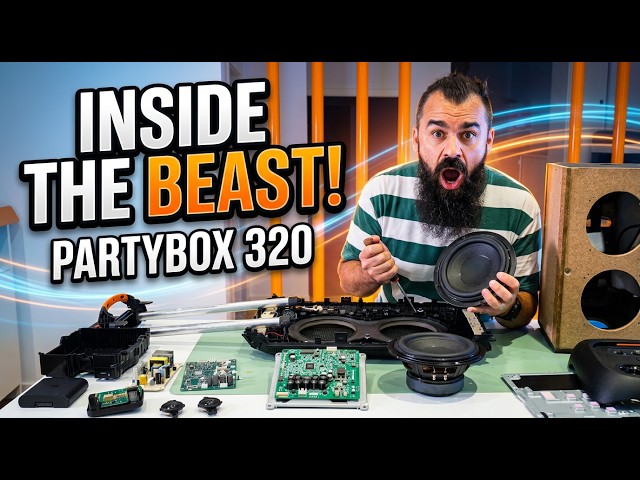 What's Inside the JBL Partybox 320? Full Teardown Revealed
