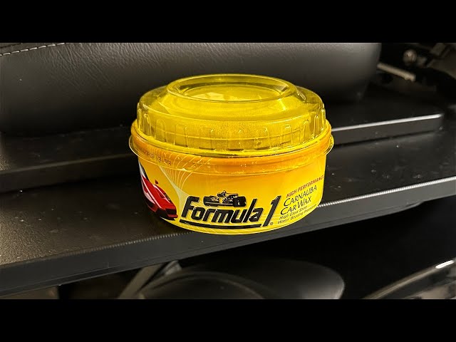 My Review of Formula 1 Carnuba Wax