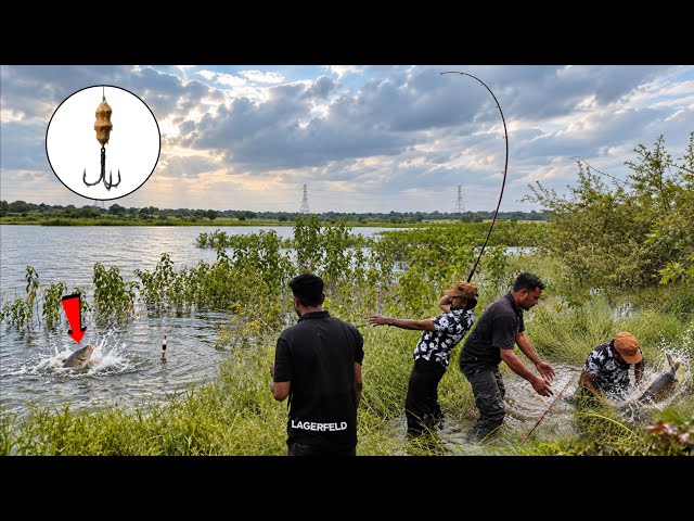 BIG Rohu Fish Catching with Float | Giant Rohu Fish Fight in River 🎣