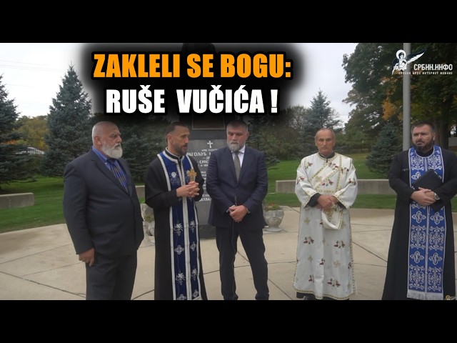 Pred ocem Sašom Petrovićem zakleli se Bogu: Autentična desnica sa studentima ruši Vučića