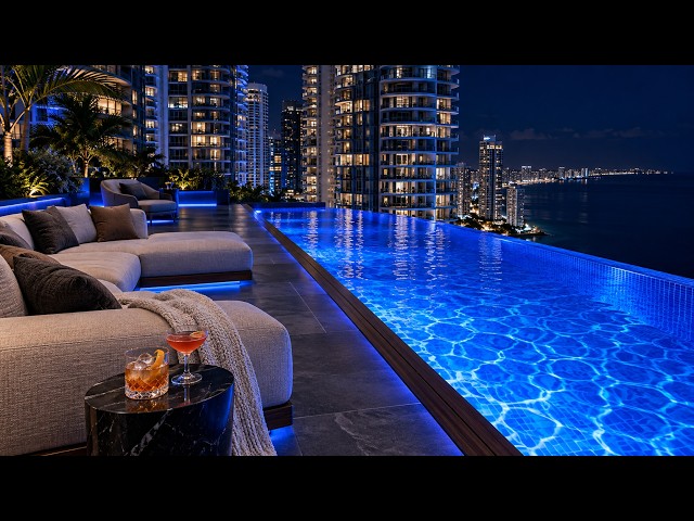 Luxury Rooftop Lounge Music 2026 🥂 Oceanfront Sky Club Chillout for Deep Ambient Escape & Serenity