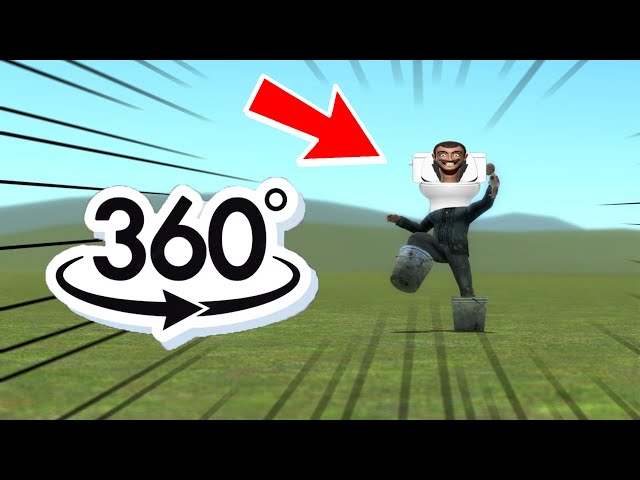 Skibidi Toilet Finding Challenge But it's 360 degree video