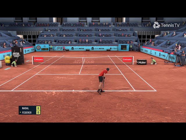 Roger Federer vs Rafael Nadal | Madrid | Tennis Elbow 4 | PS5 | 4K 60FPS