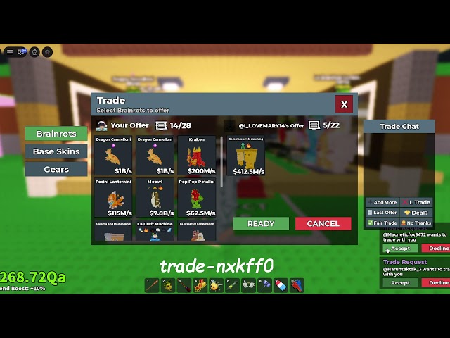 🔴 LIVE Roblox Steal Brainrot 🔥 Trade + Duel + PvP Battles | GoodTk