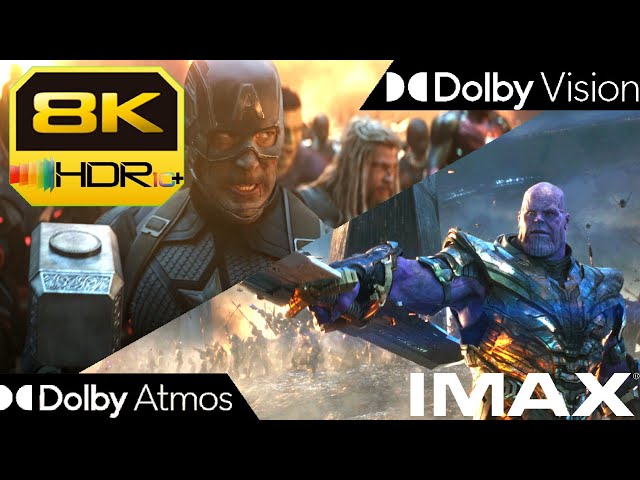 [8K HDR10+ IMAX] Assemble - Avengers: Endgame | Dolby Vision • Atmos