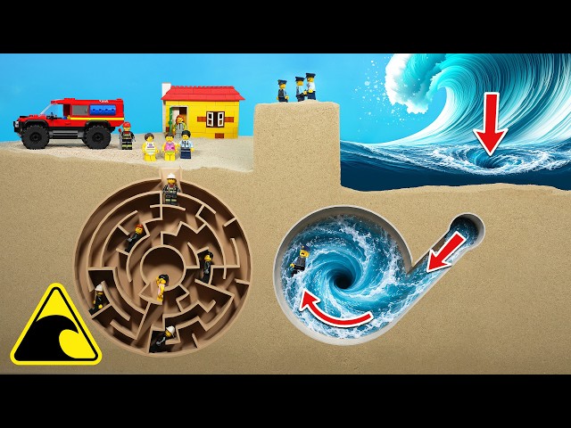 Cross Section of a Storm Drain – Dam Breach Experiment