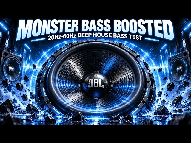 EXTREME SUBWOOFER BASS TEST: 20-60Hz Subwoofer Excursion & Deep House Music 🔊 Monster Bass Boosted