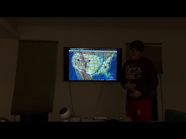 Meteorologist cold front project. 