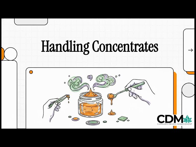 1.8 Precision Handling and Storage of Cannabis Concentrates