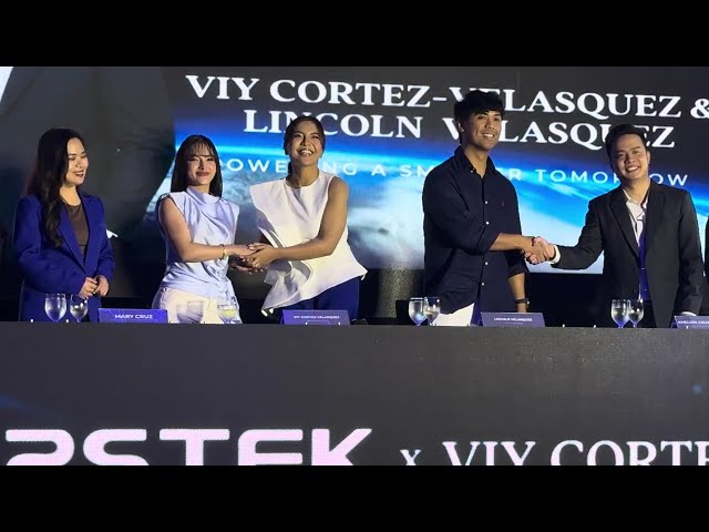 CongViy launched as new brand ambassadors of Marstek Philippines: Cong TV & Viy Cortez | Presscon 1