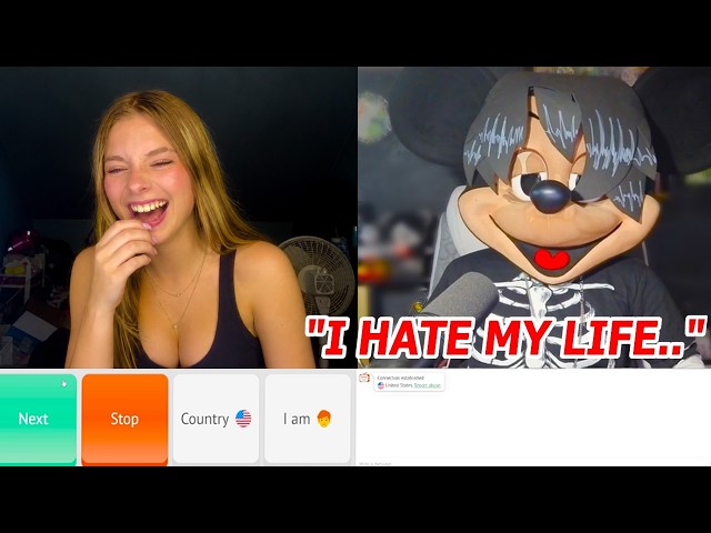 EMO MICKEY goes on OMEGLE