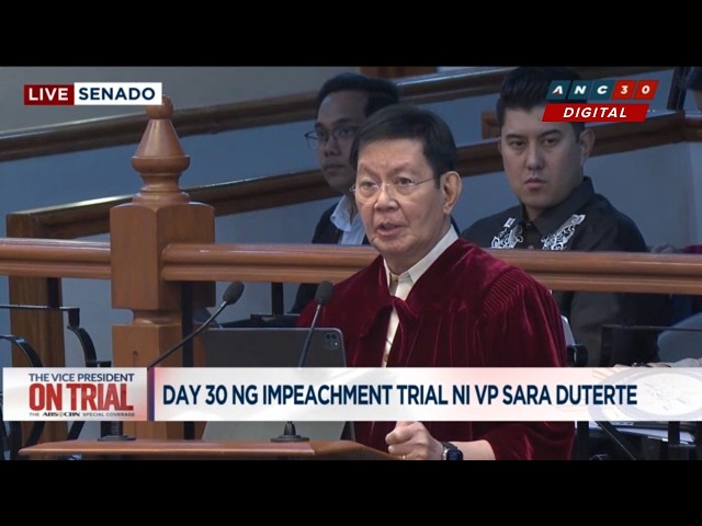 'It's not the case in this impeachment trial': Lacson on establishing guilt beyond reasonable doubt